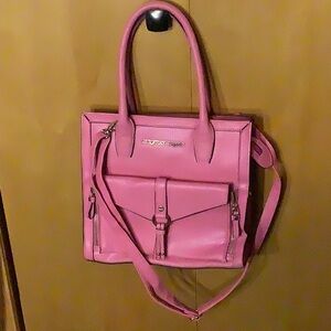 Christian Siriano bubblegum pink bag